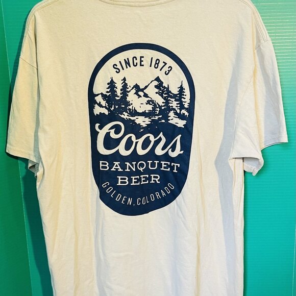 Coors Other - Coors Banquet Beer T-Shirt Men’s XL – Golden Colorado Logo Graphic Tee 100% Cott